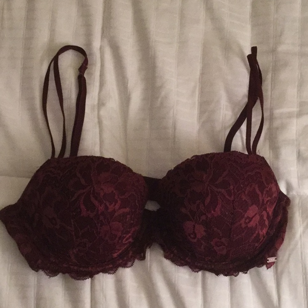 PINK Victoria Secret lace date push up bra